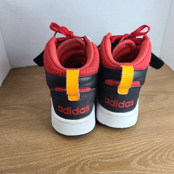 Adidas Men's Top Ten  High Top Sneakers, Size: 8 Color: White with Black Cover - Picture 11 of 15